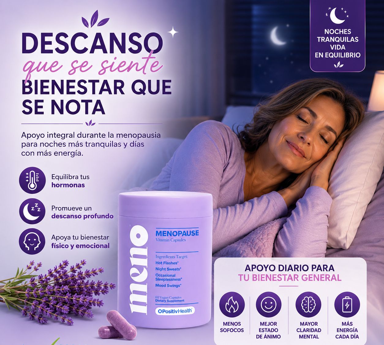 Meno™🌿 ¡Alivio natural para los síntomas de la Menopausia!