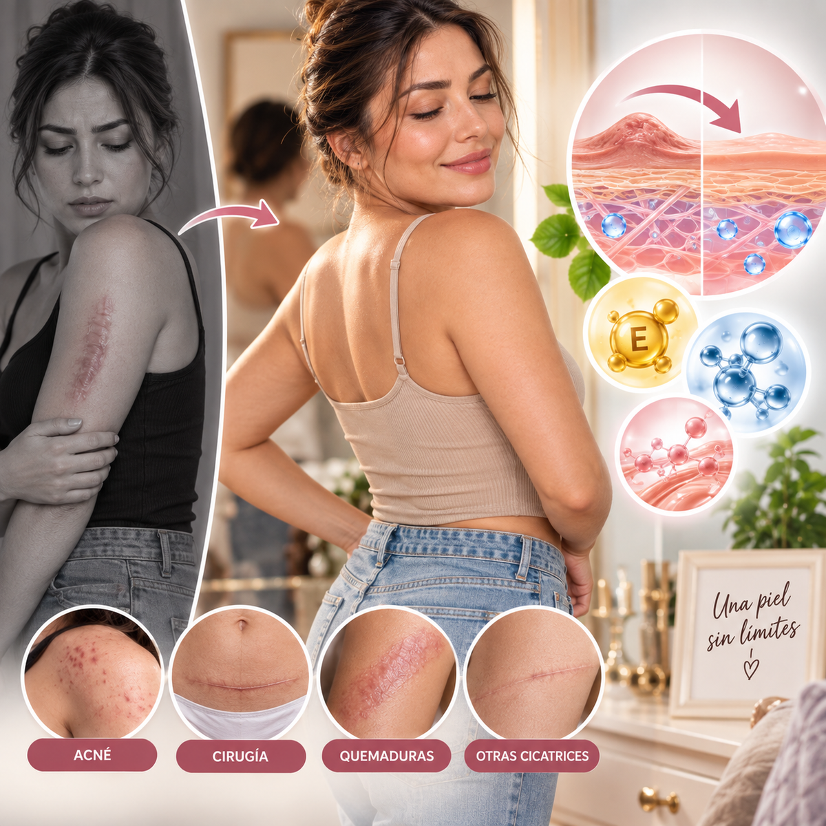 Scariva™ ¡Barra Reparadora de Cicatrices, recupera tu seguridad y luce una piel limpia y sin imperfecciones! Solo HOY 45%OFF