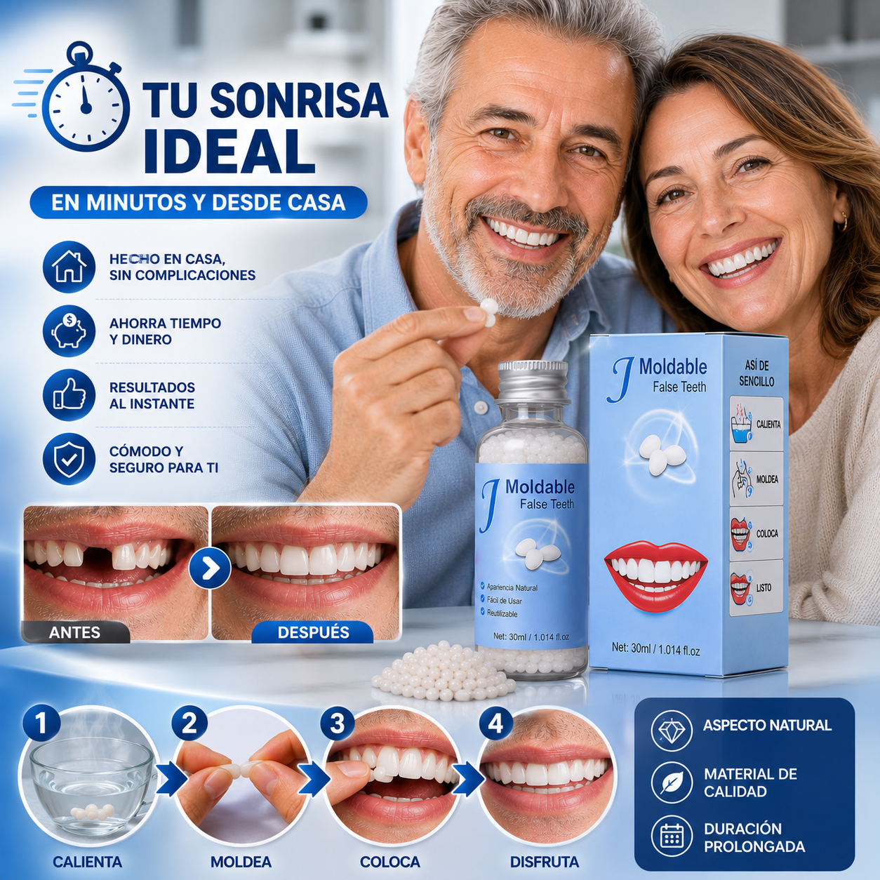 DentFlex™ Recupera la confianza en tu sonrisa