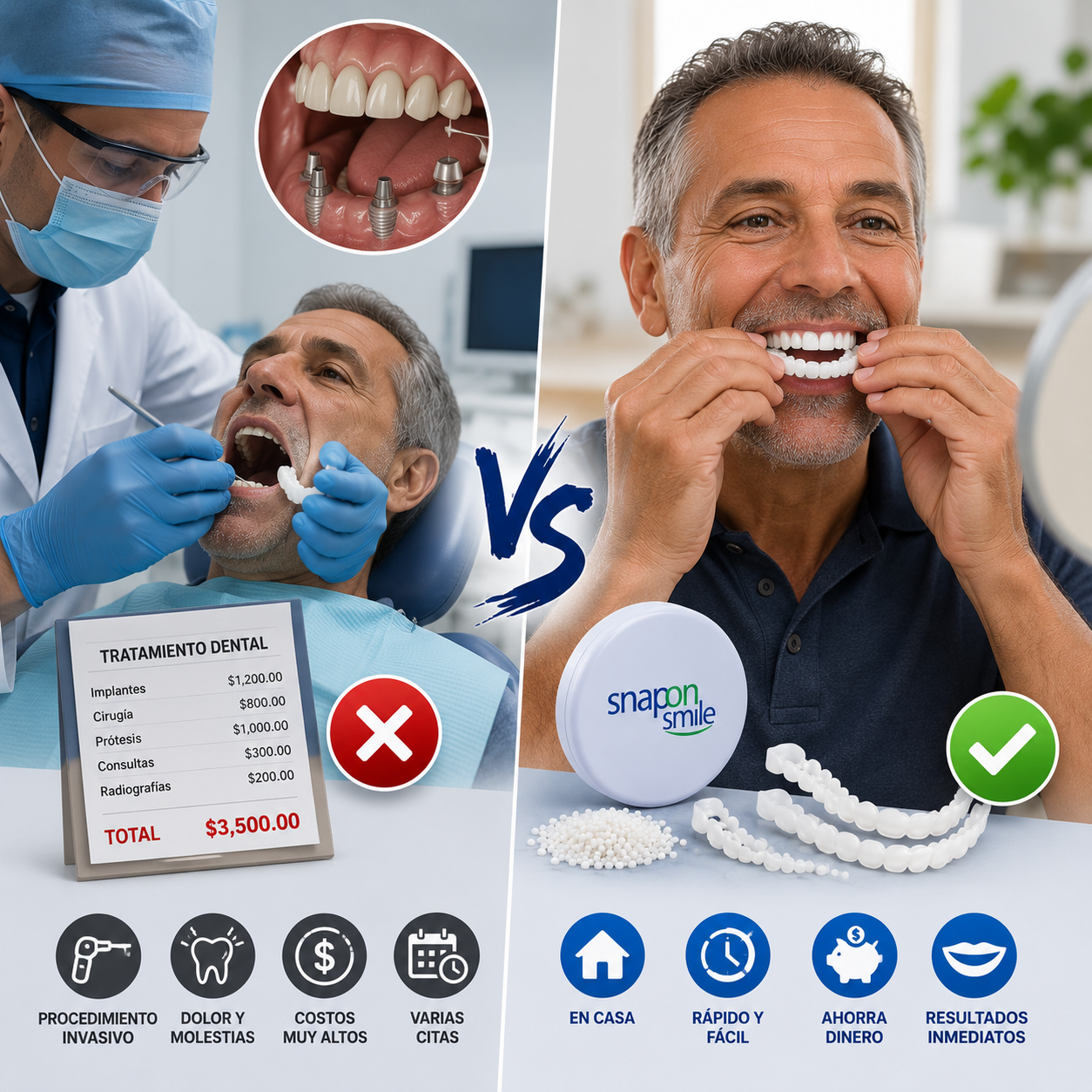 SmileOne™ Carillas dentales ¡Sonríe, come y habla con seguridad, renueva tu sonrisa!