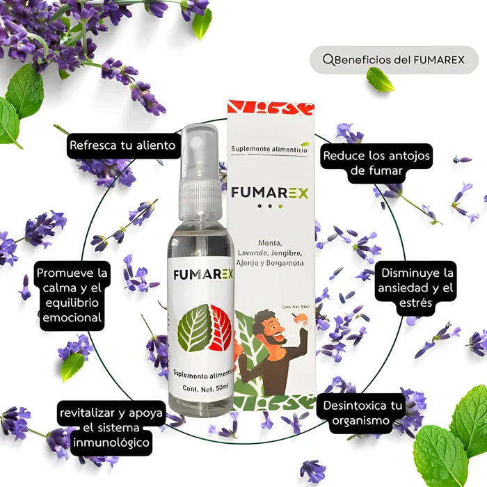 🌿Fumarex🌿 ¡Libérate del habito que te roba el aire de forma natural sin estrés ni ansiedad!