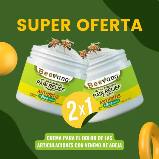 Beevana®🌿 Alivio natural para el dolor articular y muscular ¡Pague 1 y lleve el 2 Gratis!