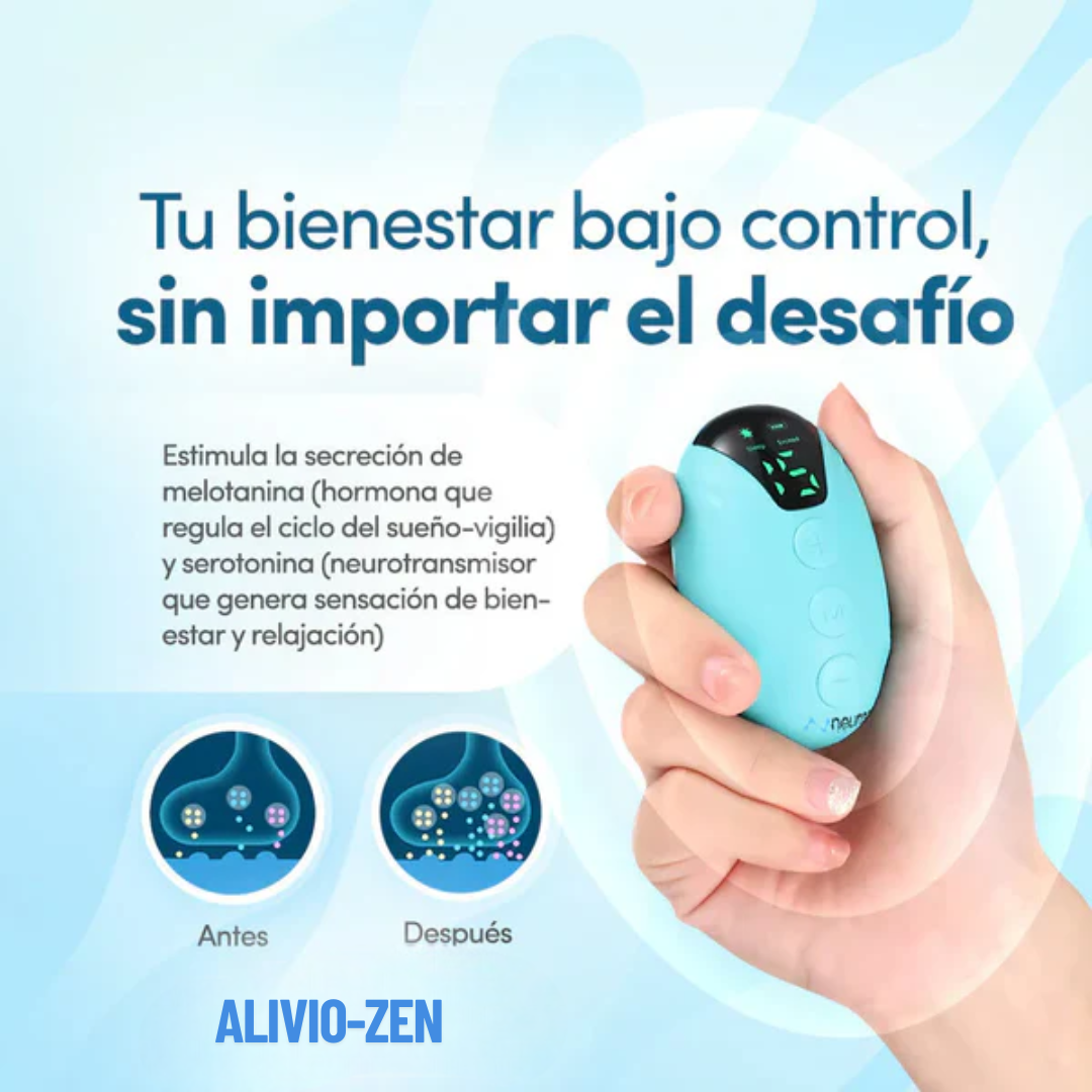 Alivio-Zen  ¡Dispositivo que reduce la ansiedad y combate el insomnio!