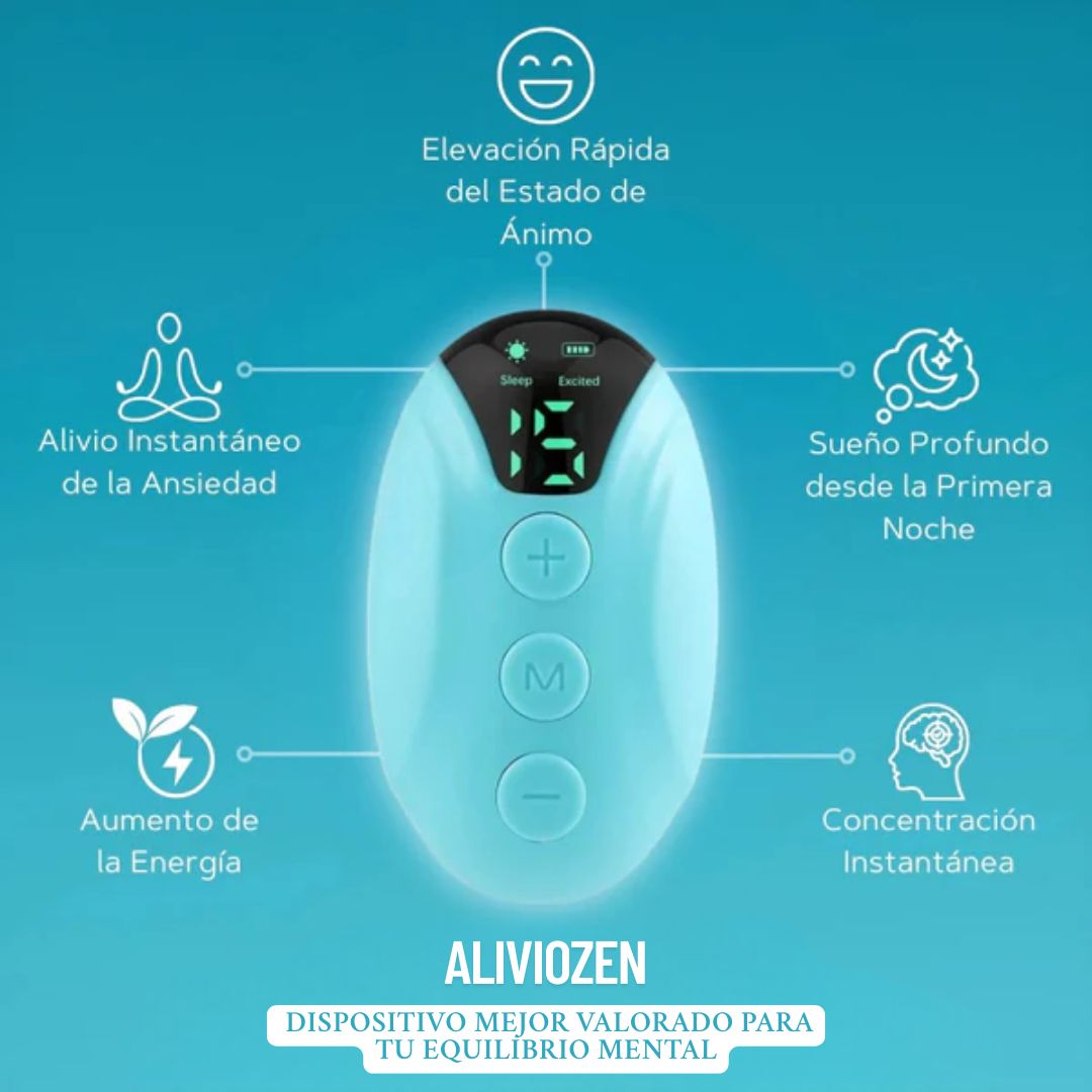 Alivio-Zen  ¡Dispositivo que reduce la ansiedad y combate el insomnio!