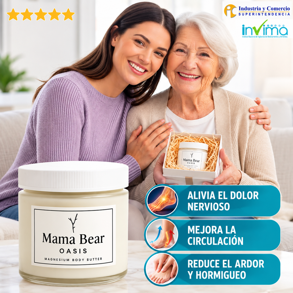 NeuroMag 118ML🌿¡Crema de magnesio para el alivio del dolor neuropático, despídete del ardor, dolor y entumecimiento!