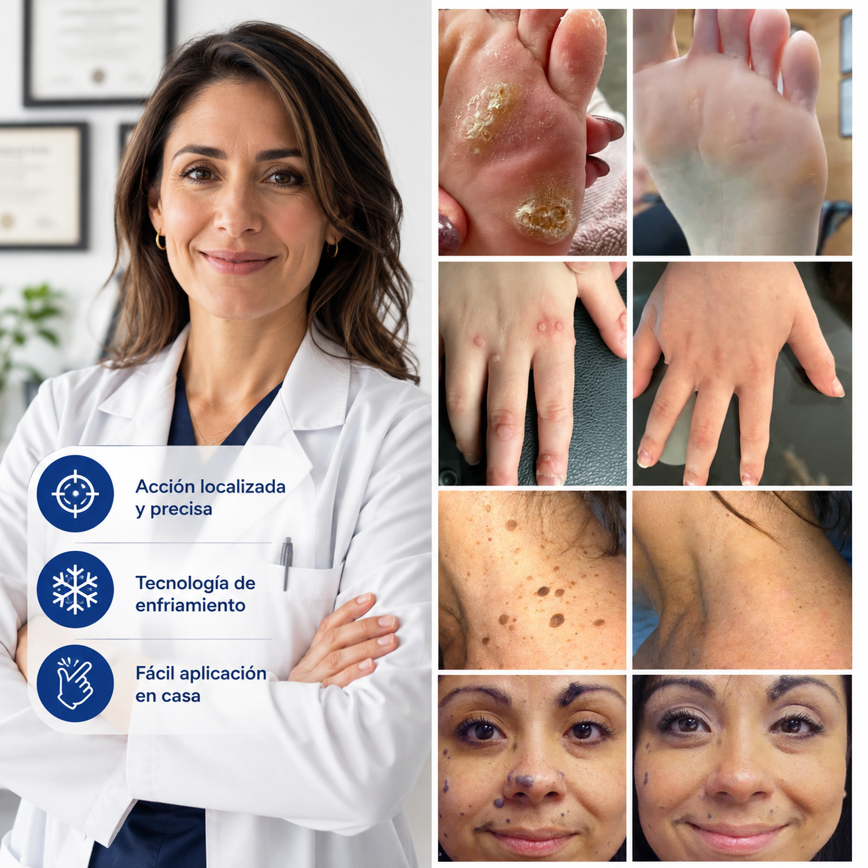 CryoClear🌿¡Despídete de verrugas y lunares, sin dolor y sin cicatriz¡ PROMO 45% OFF SOLO POR HOY!