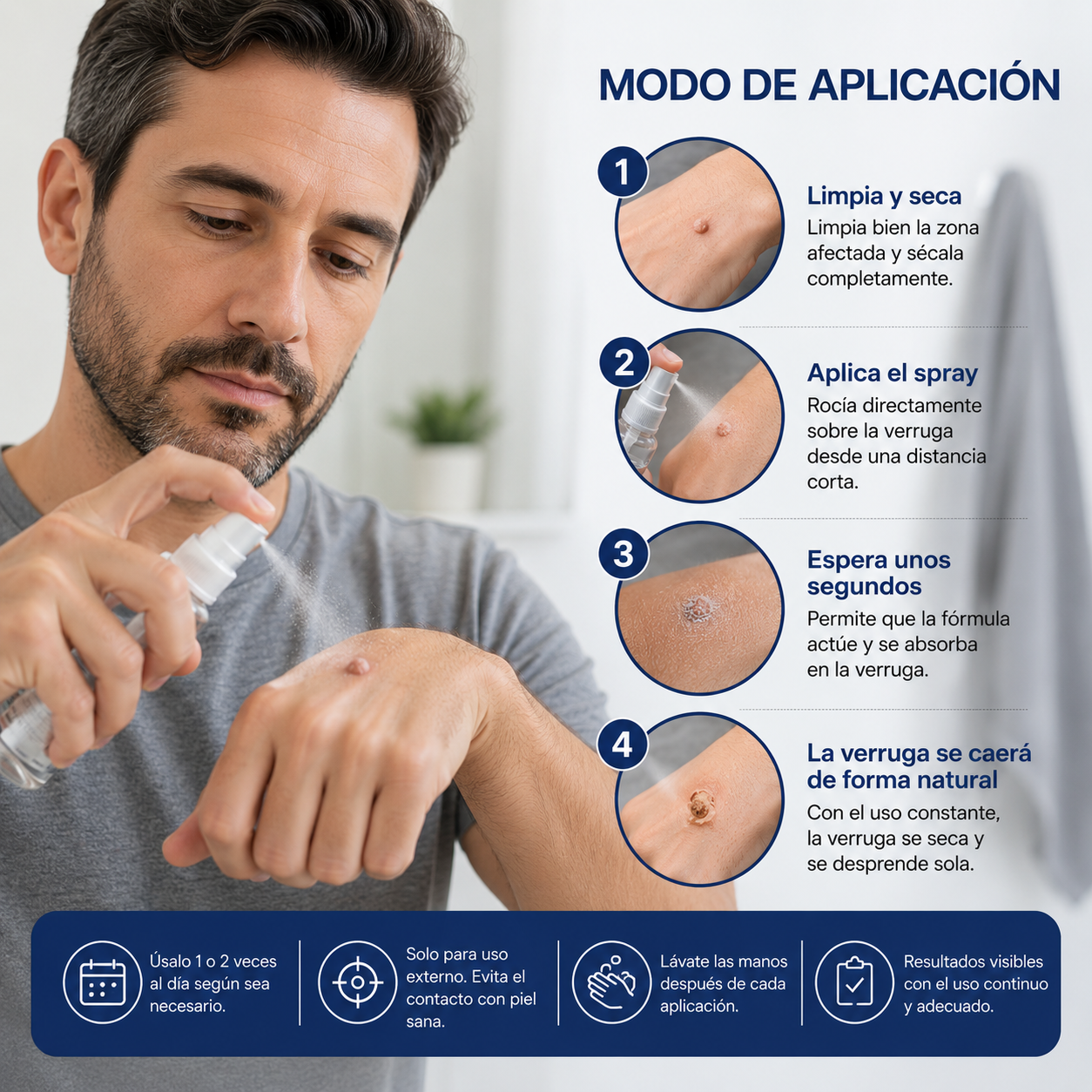 CryoClear🌿¡Despídete de verrugas y lunares, sin dolor y sin cicatriz¡ PROMO 45% OFF SOLO POR HOY!