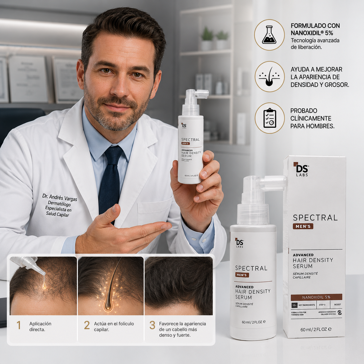 FOLIXEN™ 🌿¡Serum Crecimiento capilar, despídete de la caída del cabello y luce una apariencia mas joven!