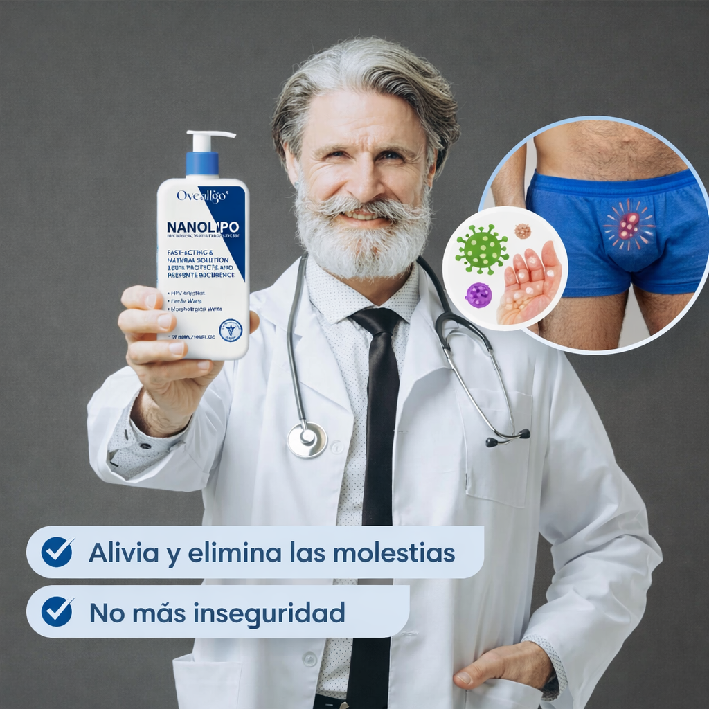 NaNolipo®🌿 ¡Despídete de las verrugas genitales y recupera tu confianza! ¡SOLO HOY 40% Descuento! 50Ml