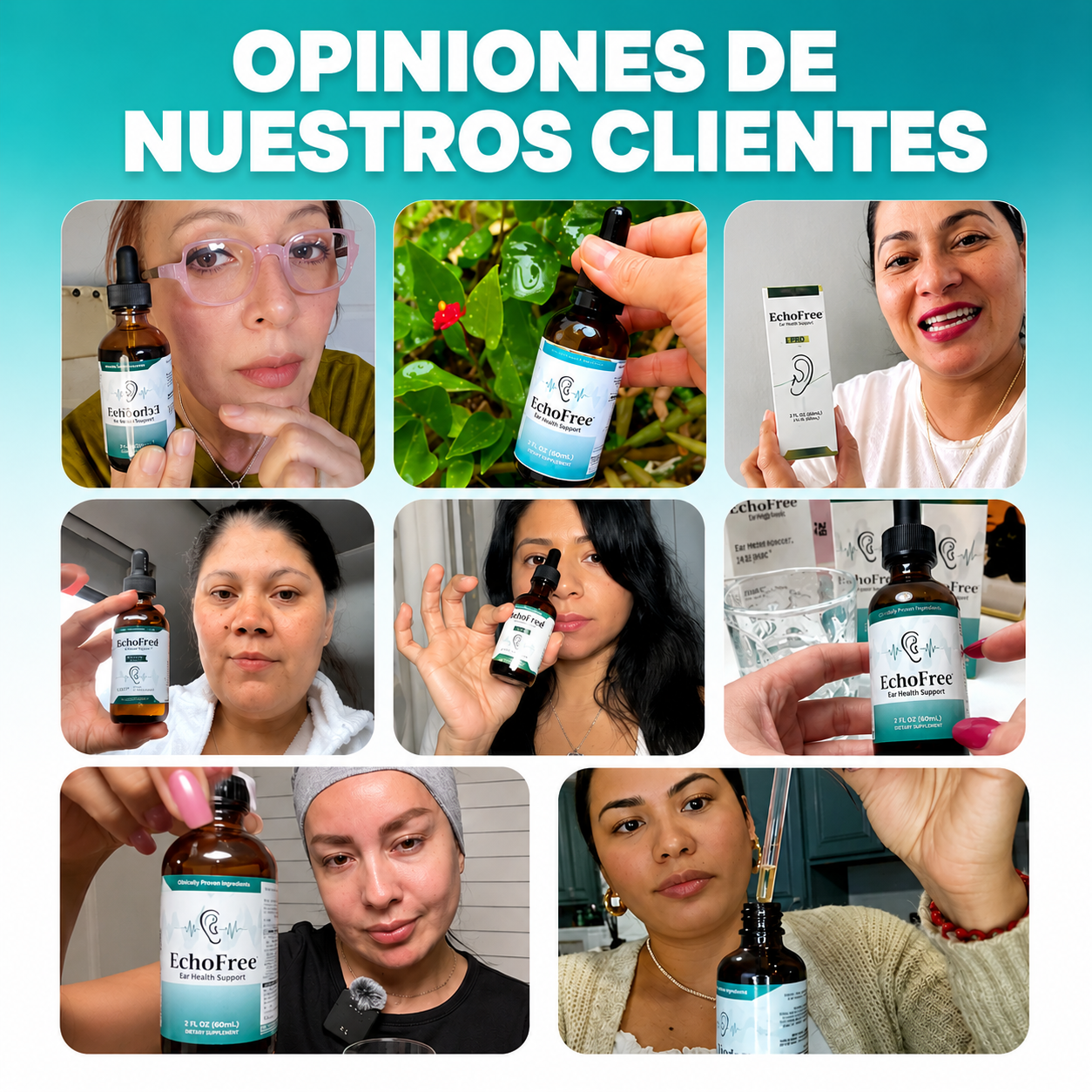 EchoFree🌿 ¡Suplemento natural para el bienestar de tus oidos! Pague 1 y lleve el 2do Gratis