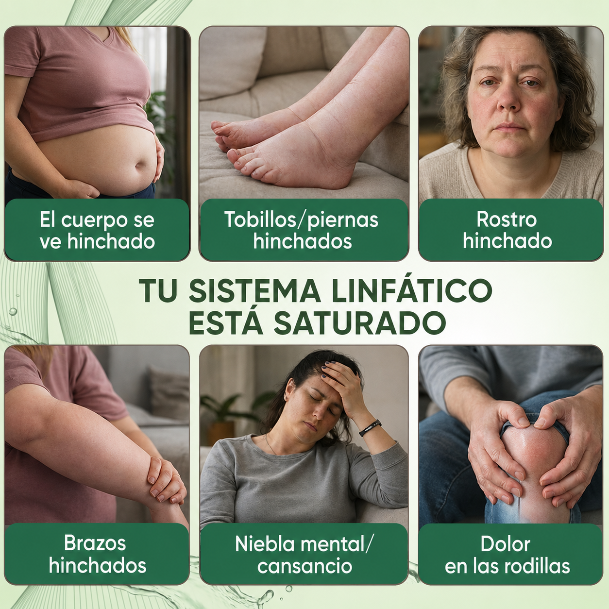 LymphiZen™ ¡Gotas de drenaje linfatico, elimina la hinchazon de tu cuerpo, recupera tu bienestar! Promo 45% OFF