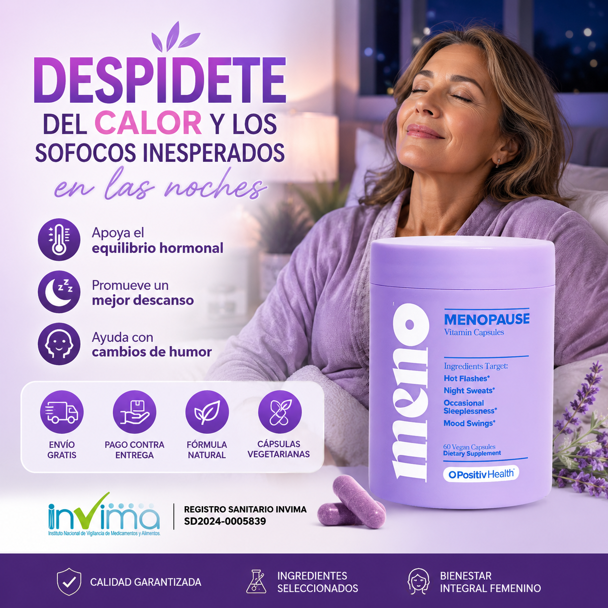 Meno™🌿 ¡Alivio natural para los síntomas de la Menopausia!