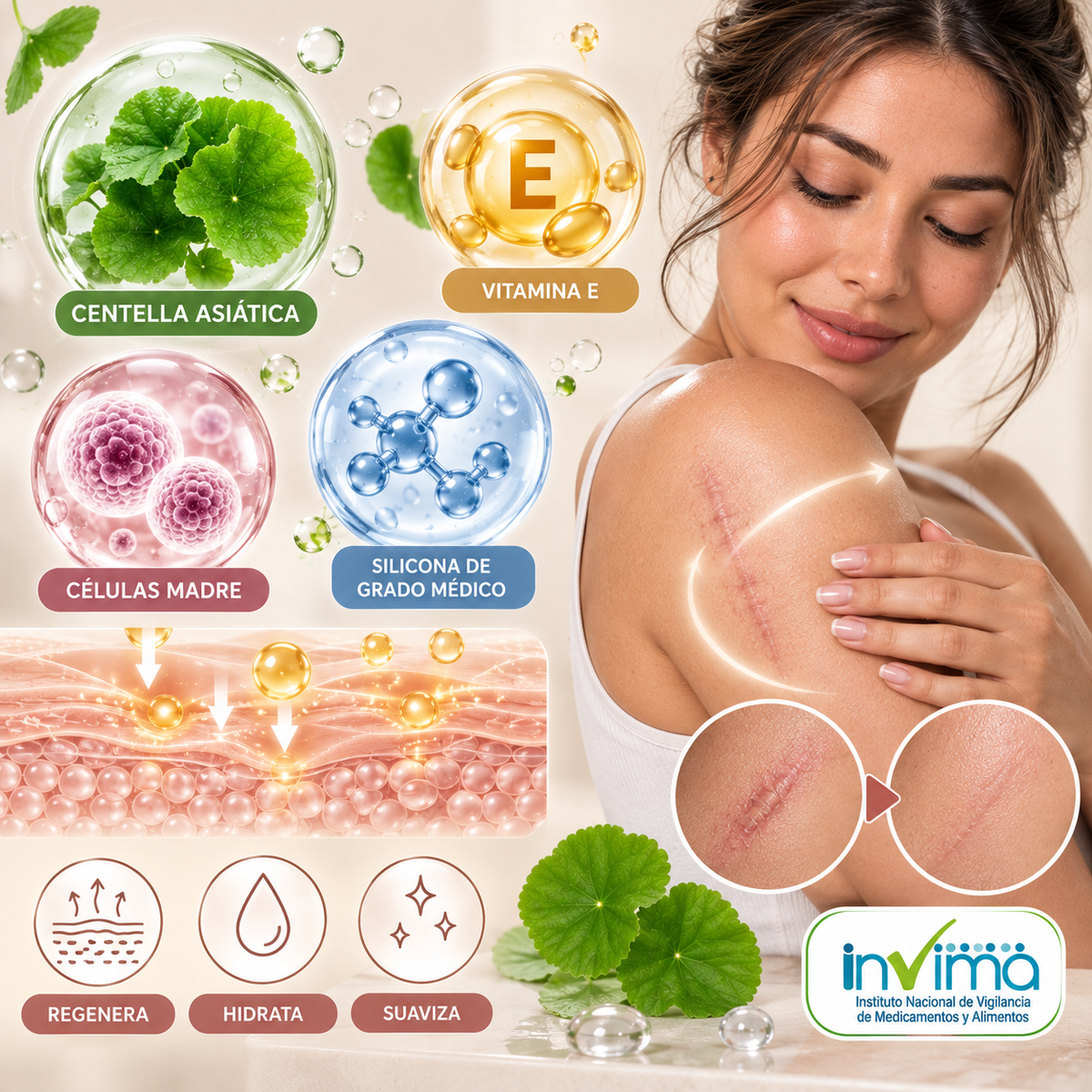 Scariva™ ¡Barra Reparadora de Cicatrices, recupera tu seguridad y luce una piel limpia y sin imperfecciones! Solo HOY 45%OFF