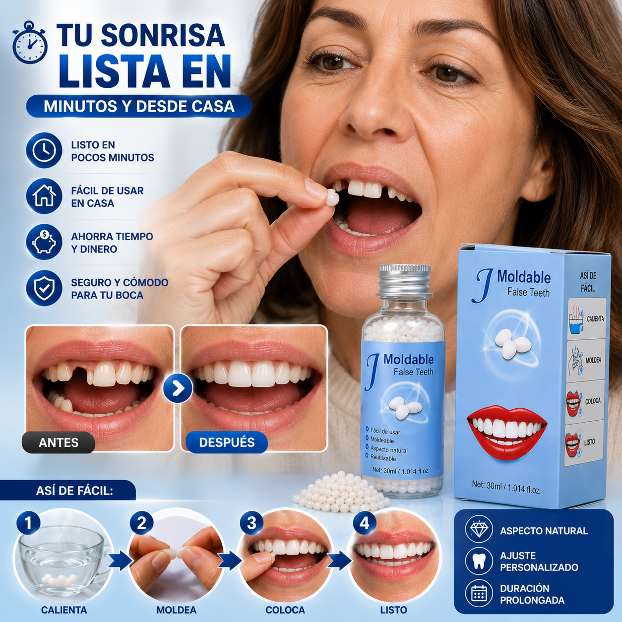 DentFlex™ Recupera la confianza en tu sonrisa