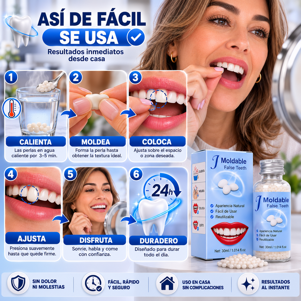 DentFlex™ Recupera la confianza en tu sonrisa