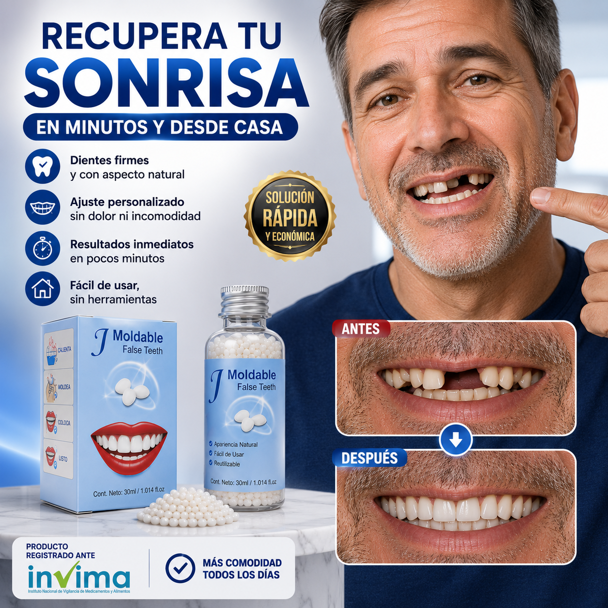 DentFlex™ Recupera la confianza en tu sonrisa