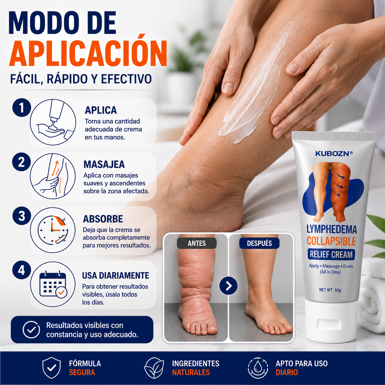 Desinflamax🌿¡Alivio para piernas hinchadas y con dolor, desinflama y activa tu circulación! Promo 45%Off