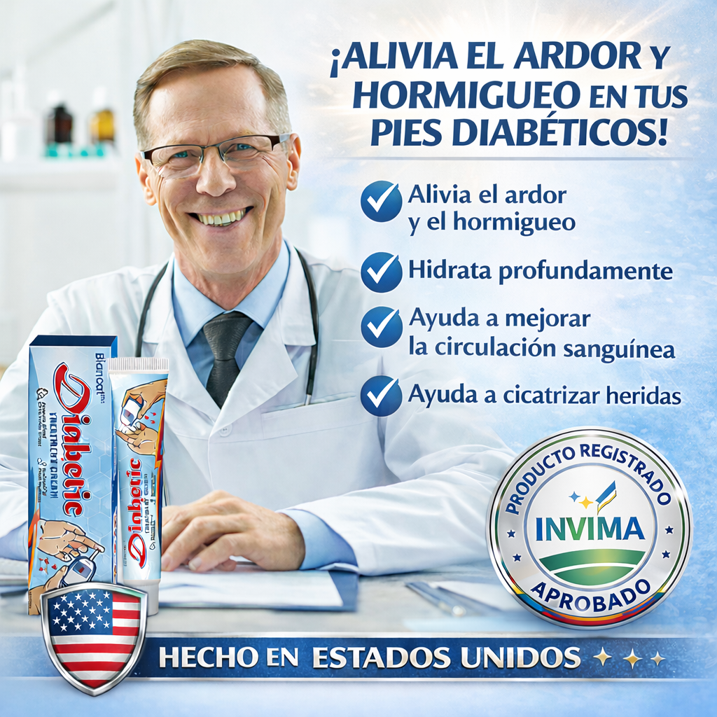 DiabeticFoot🌿¡Crema reparadora para piel en Diabéticos! Promo 45%Off
