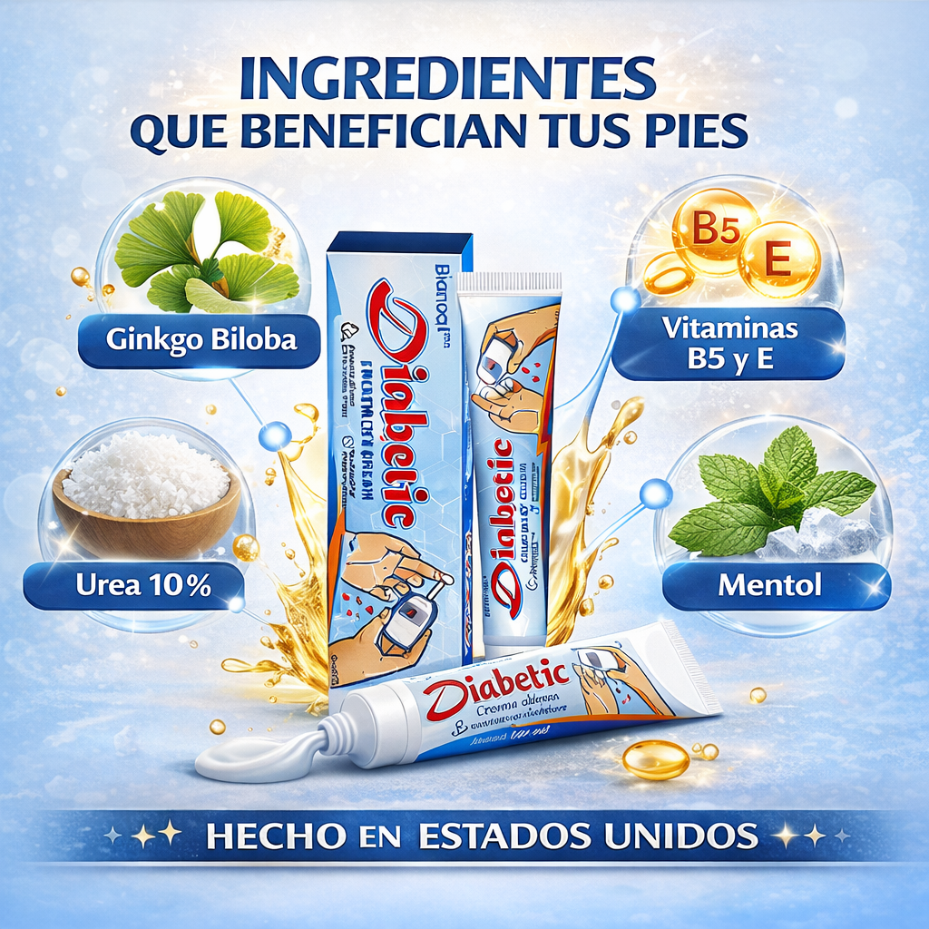 DiabeticFoot🌿¡Crema reparadora para piel en Diabéticos! Promo 45%Off