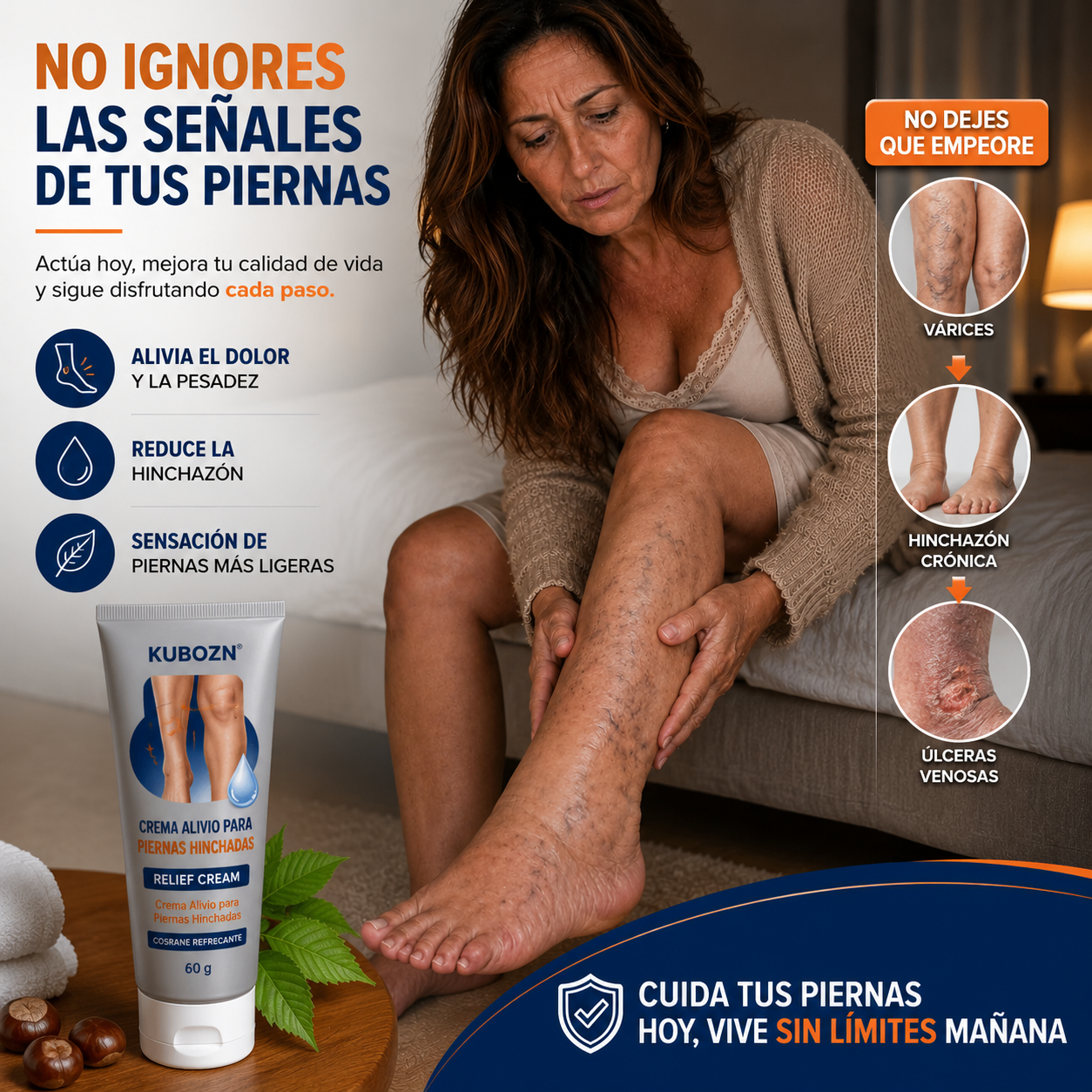 Desinflamax🌿¡Alivio para piernas hinchadas y con dolor, desinflama y activa tu circulación! Promo 45%Off