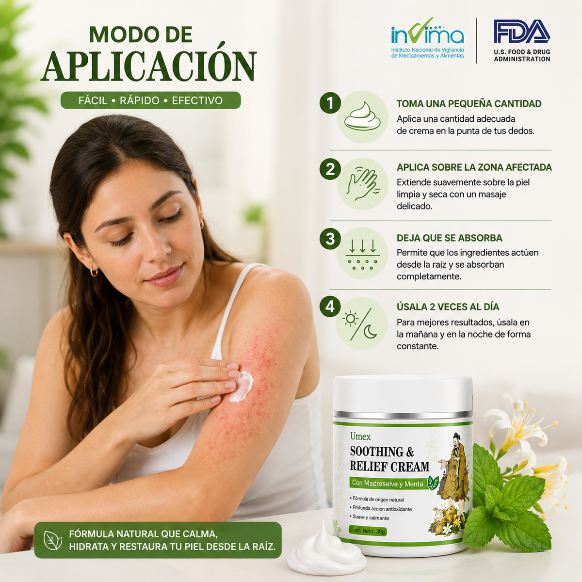 DermaRelief🌿¡Combate los hongos de la piel y Alivia síntomas como picazón, ardor, y brotes en la piel!