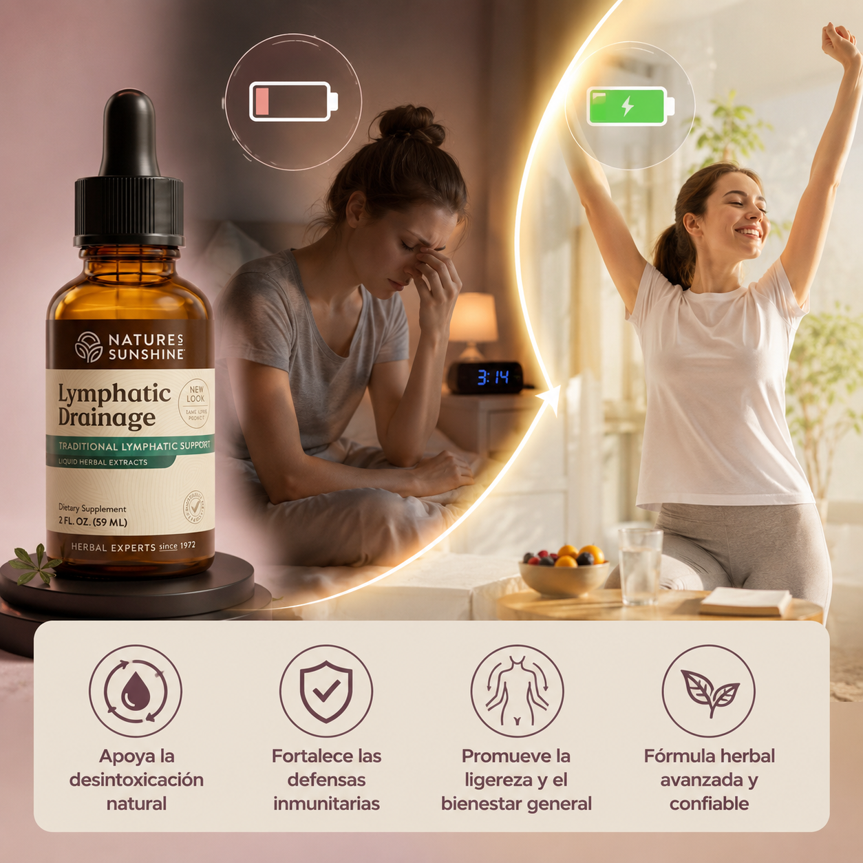 LymphiZen™ ¡Gotas de drenaje linfatico, elimina la hinchazon de tu cuerpo, recupera tu bienestar! Promo 45% OFF