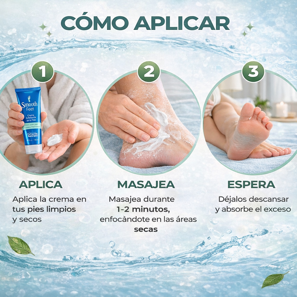 SmoothStep🌿¡Elimina callos, resequedad y grietas en pies! Crema 118 ML Oferta especial