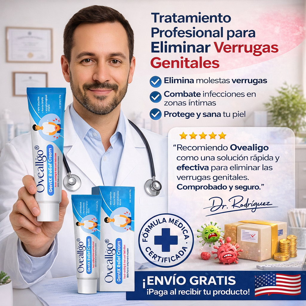 Oveallgo🌿¡Crema para el alivio de verrugas genitales! ¡Promo SOLO POR HOY 45% Descuento! 80G