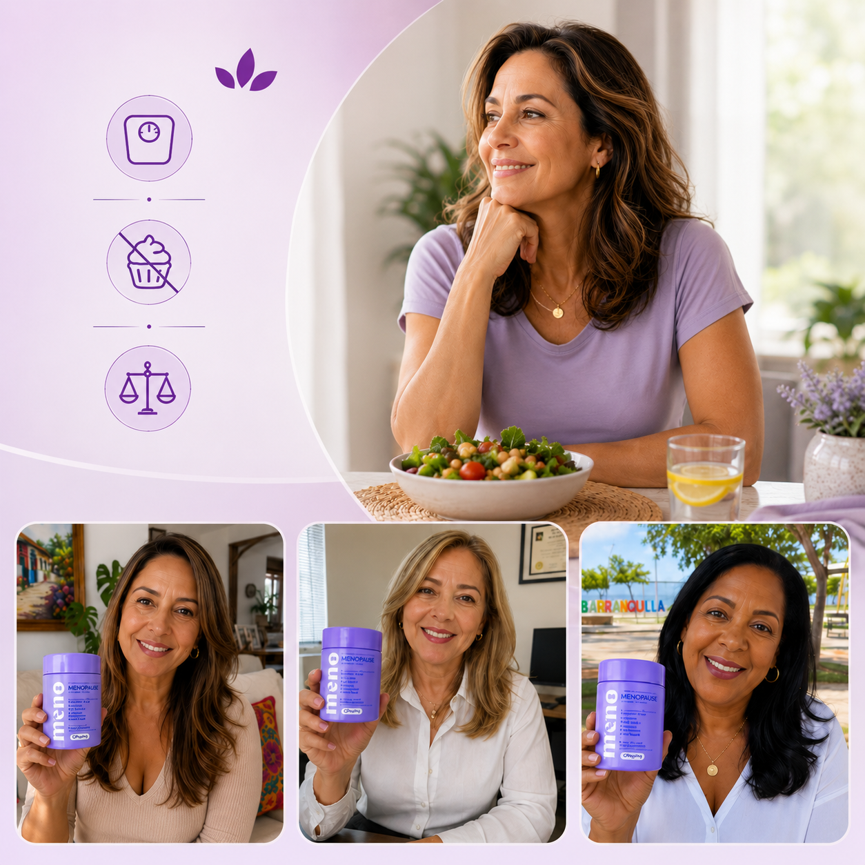 Meno™🌿 ¡Alivio natural para los síntomas de la Menopausia!