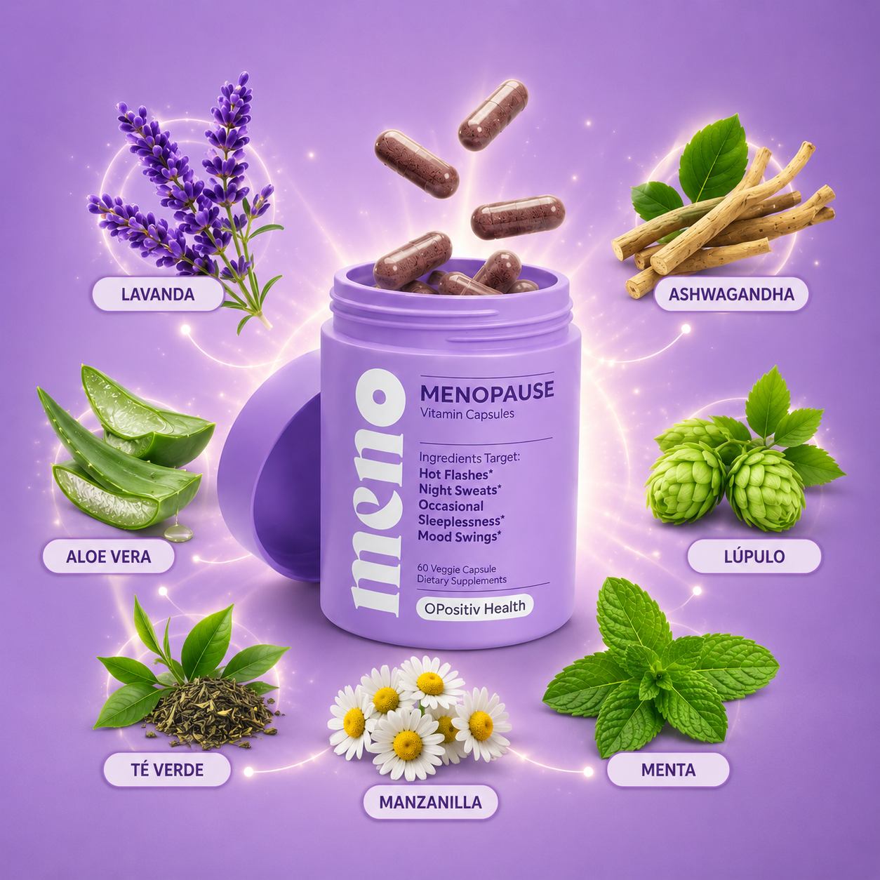 Meno™🌿 ¡Alivio natural para los síntomas de la Menopausia!