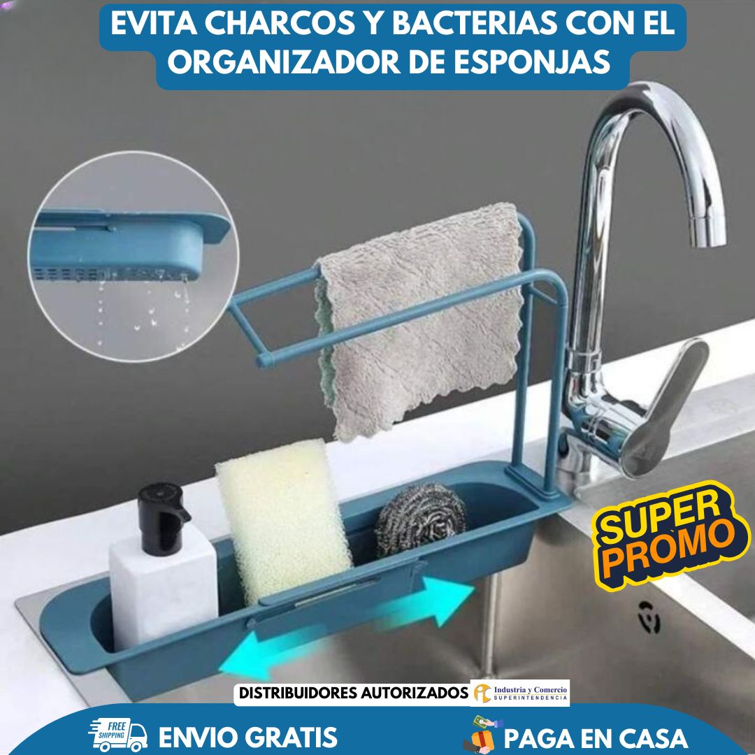 DrenaGreen🌿¡Estante Telescopico para Fregadero!