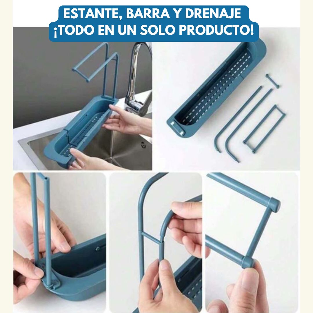 DrenaGreen🌿¡Estante Telescopico para Fregadero!