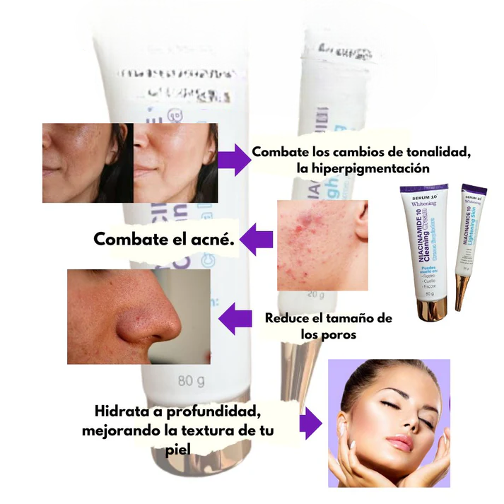 Niaclear 2X1⭐ ¡Transforma tu piel con el poder de la Niacinamida!