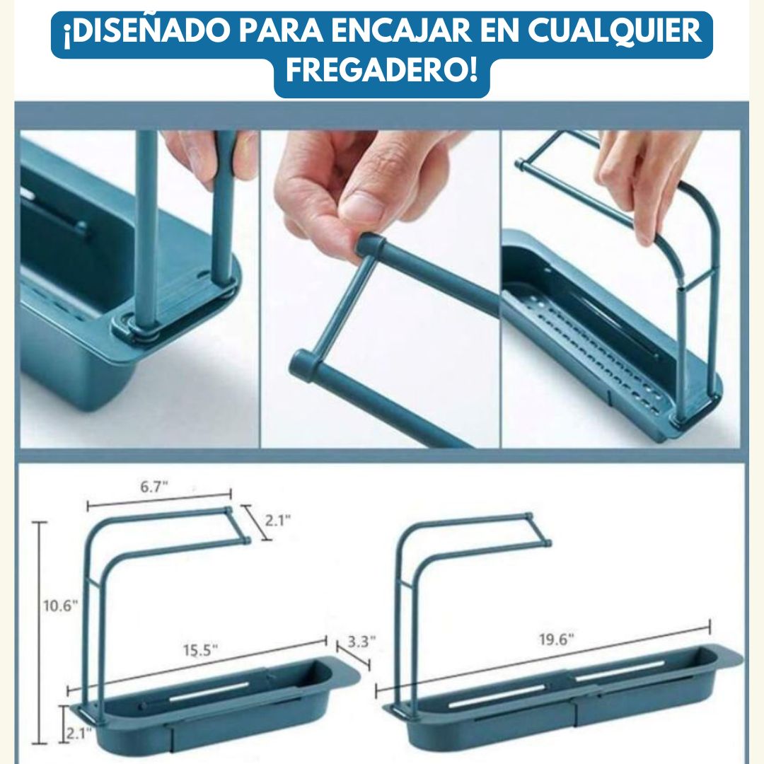 DrenaGreen🌿¡Estante Telescopico para Fregadero!