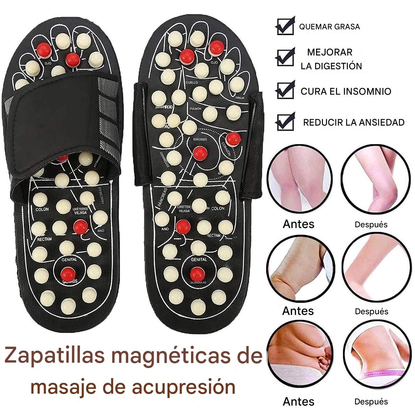 FootZen🌿 Sandalias acupuntura ¡Alivio del dolor y el estrés!🌿