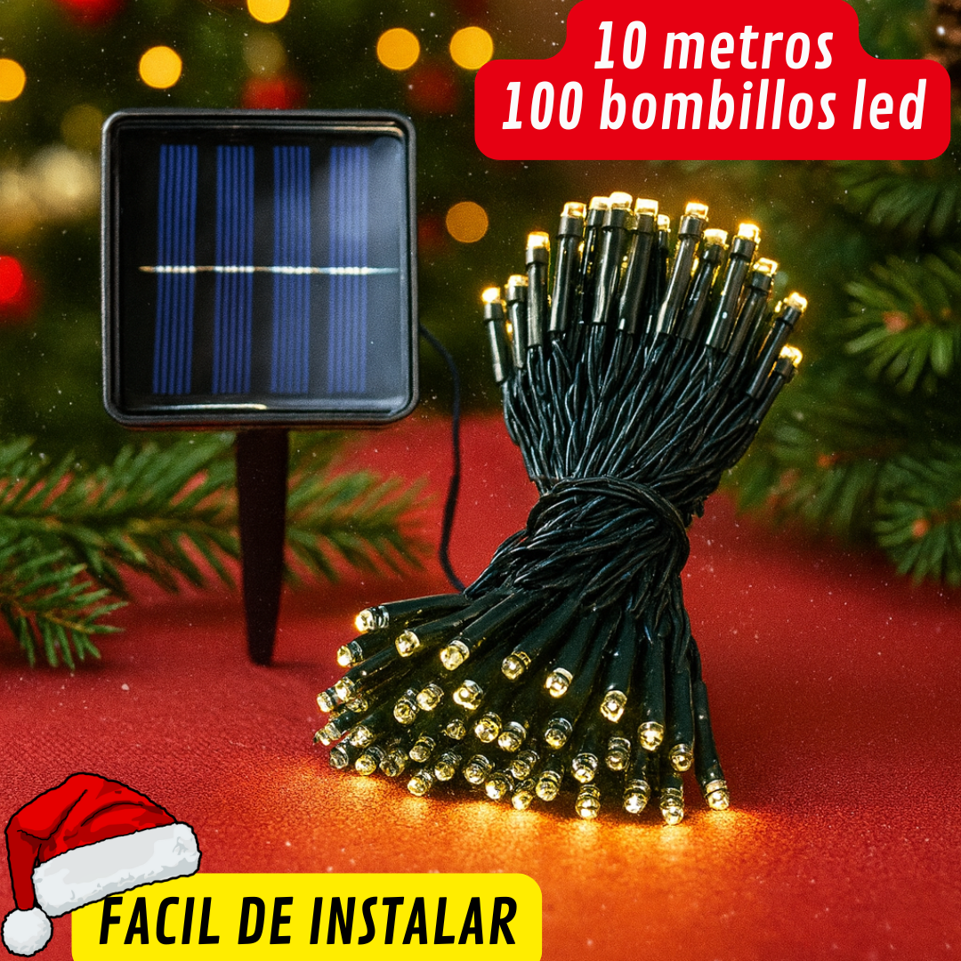 Navilux🌿¡Navidad sin pagar un peso de energia! Descuentos Black Friday - Luces 20 Metros