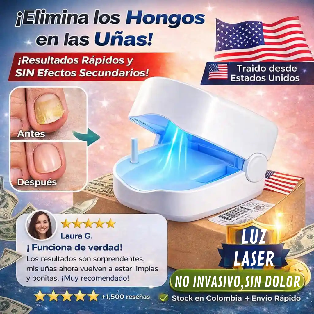 FungiLase🧬¡Dispositivo laser Antihongos, Adiós Onicomicosis!