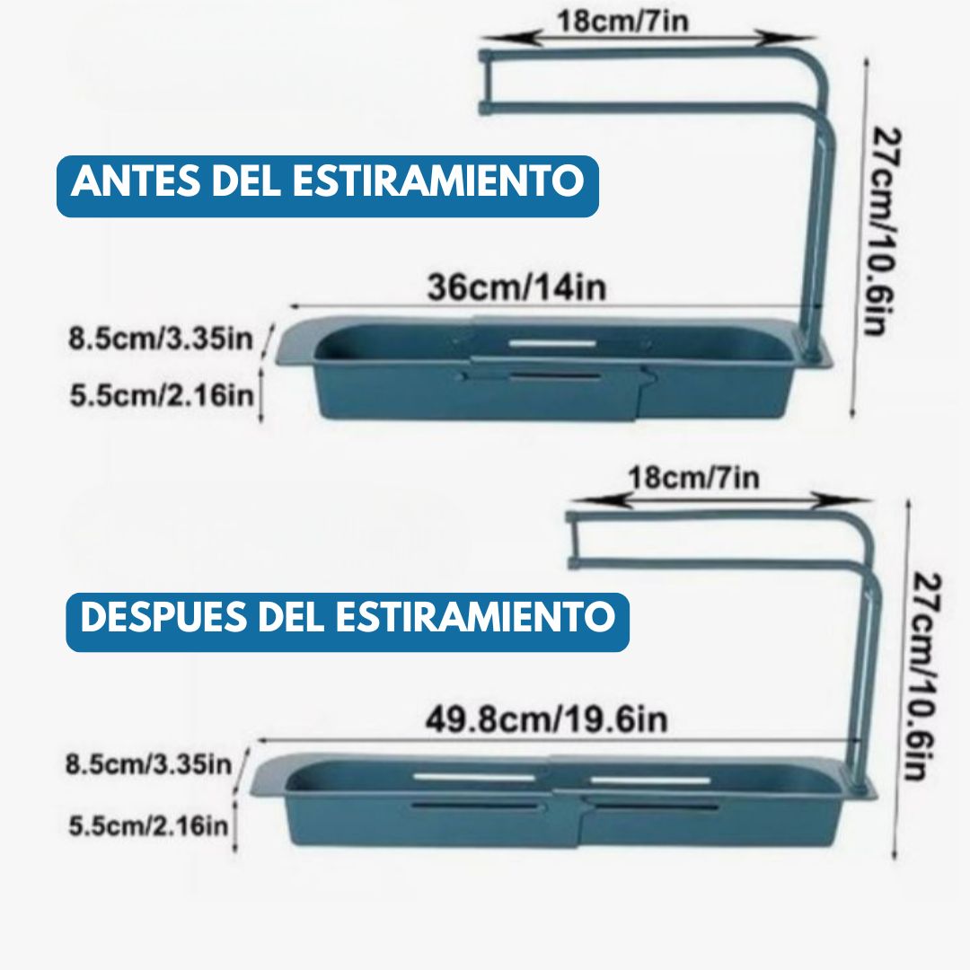 DrenaGreen🌿¡Estante Telescopico para Fregadero!