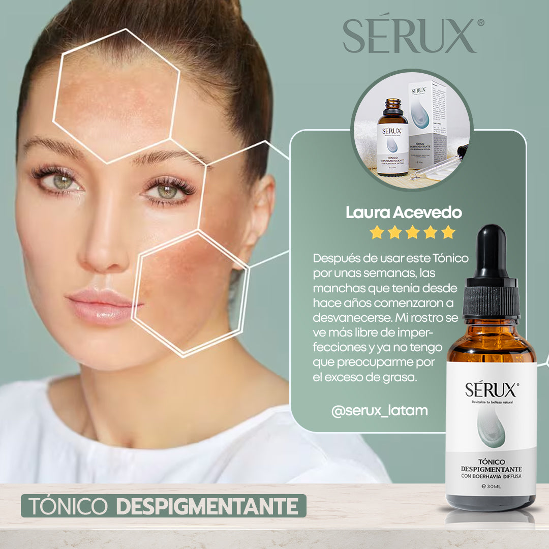 Serux despigmentante🌿Elimina Manchas y Luce un Rostro joven en solo semanas 30ML🌟