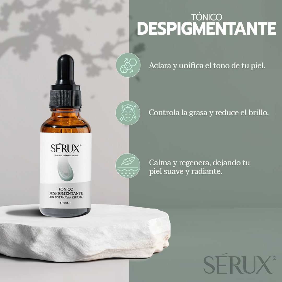 Serux despigmentante🌿Elimina Manchas y Luce un Rostro joven en solo semanas 30ML🌟