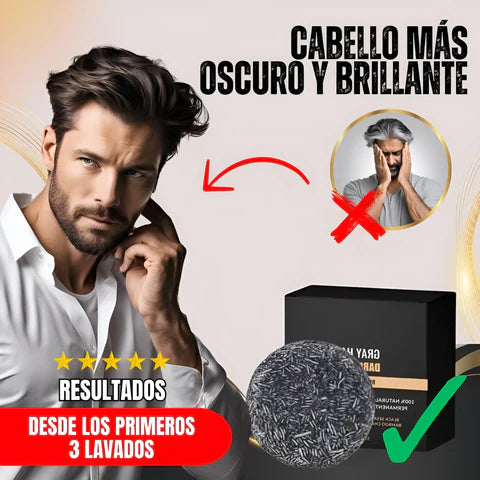 Jabon Anticanas🌿 ¡Recupera el color natural de tu cabello! Lleve 2 Por el precio de 1