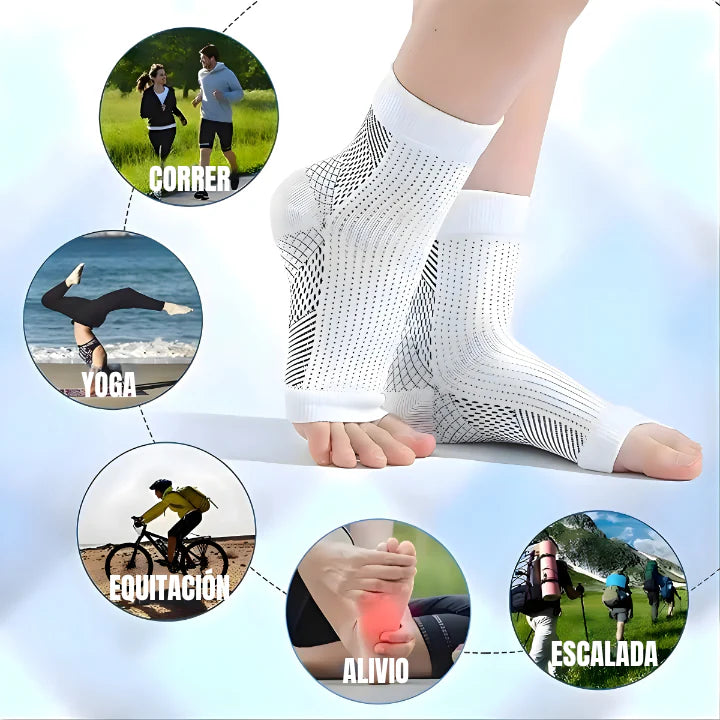 Medias de compresión Vascurel ¡Activa la circulación y alivia el dolor!🌿Pague 1 par y lleve el 2 Gratis!