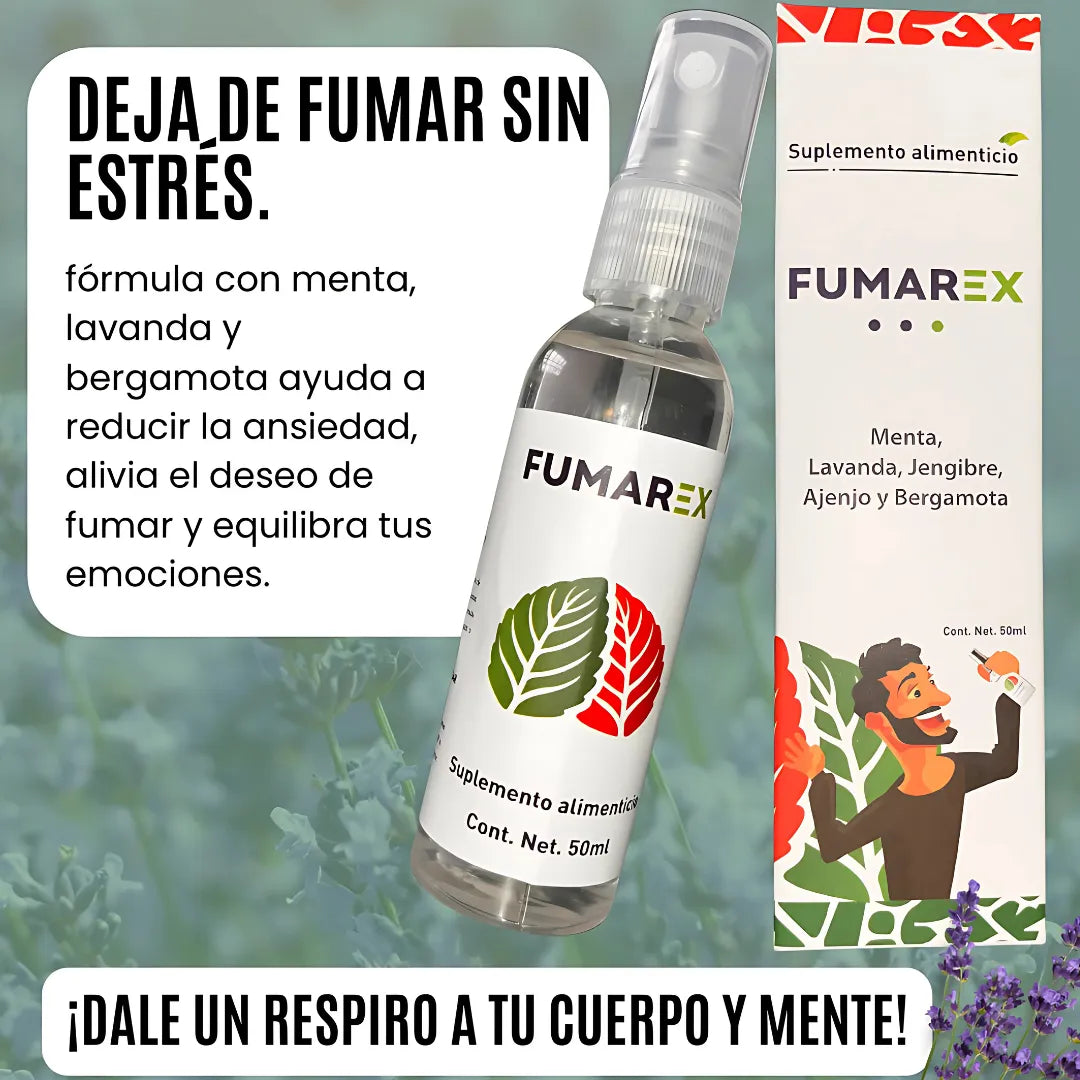 🌿Fumarex🌿 ¡Libérate del habito que te roba el aire de forma natural sin estrés ni ansiedad!