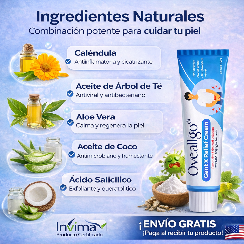 Oveallgo🌿¡Crema para el alivio de verrugas genitales! ¡Promo SOLO POR HOY 45% Descuento! 80G