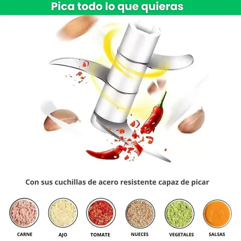 Chopix® Picadora digital, ¡Seguridad y ahorro! Black Friday pague 1 y lleve el 2 Gratis