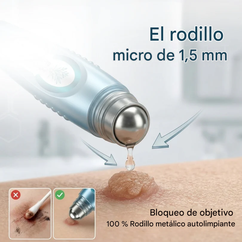 Roll-on DermaClear™ ¡Despídete de verrugas y lunares, sin dolor y sin cicatriz🌿¡PROMO 45% OFF SOLO POR HOY!